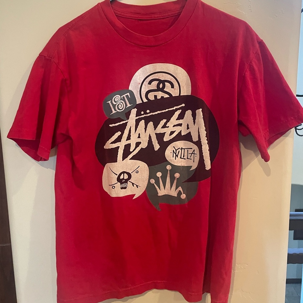 Vintage Stussy Graphic Tee (Size L)